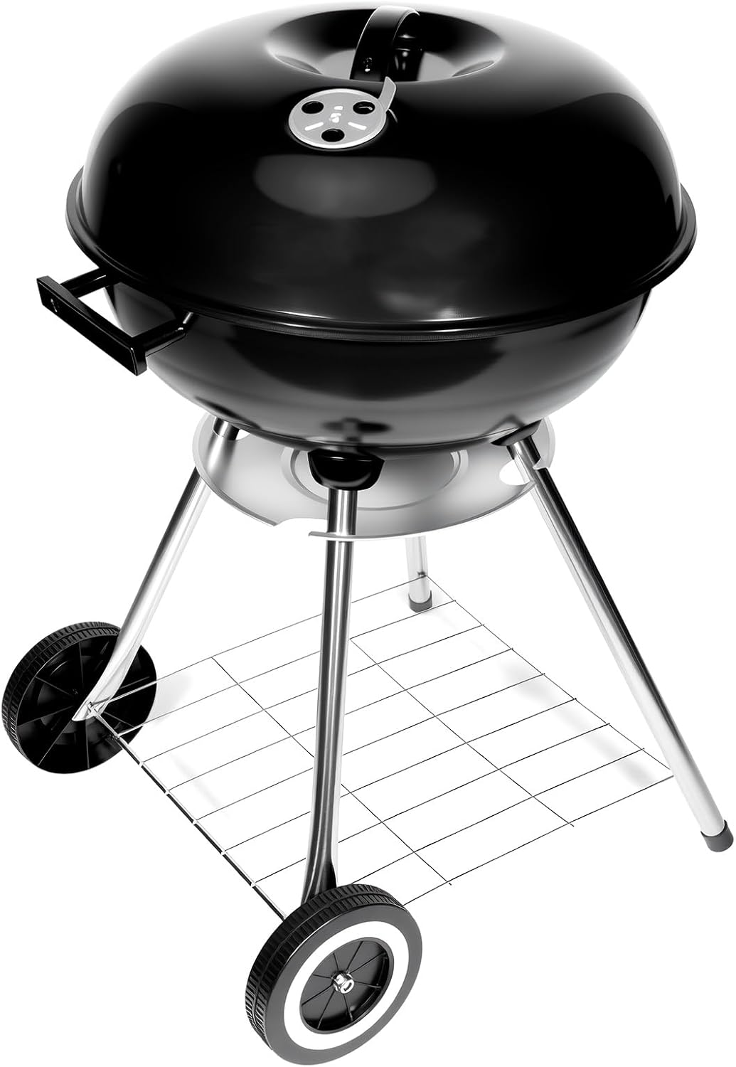 Thumbnail 1 de HYCHIKA Barbecue a carbonella tondo Ø47 cm con coperchio e ruote