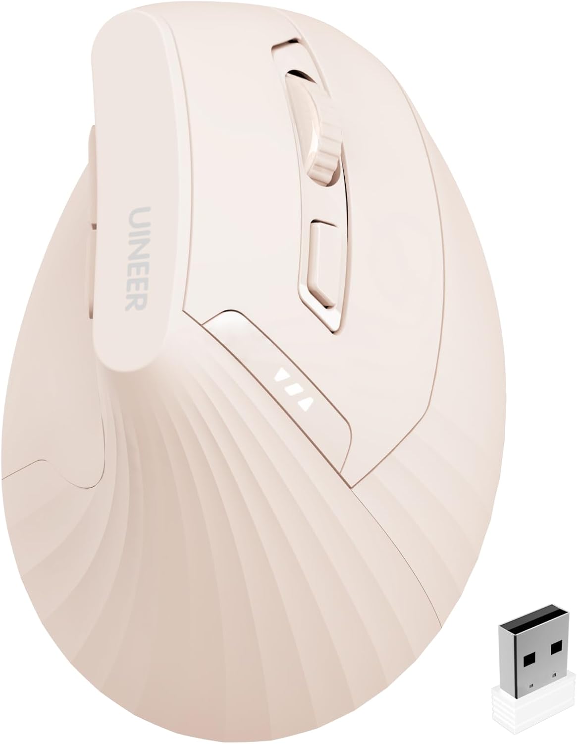 Thumbnail 6 de Uineer 2.4G Rechargeable Vertical Wireless Mouse — 59° Ergonomic Design for RSI Comfort
