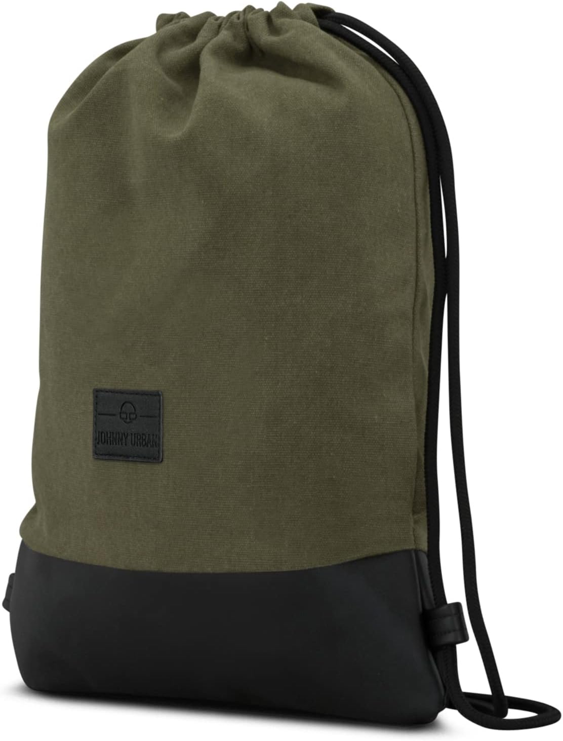 Thumbnail 1 de Johnny Urban Luke Turnbeutel mit Kordelzug – grün/schwarz, Baumwoll-Canvas, kleine Innentasche