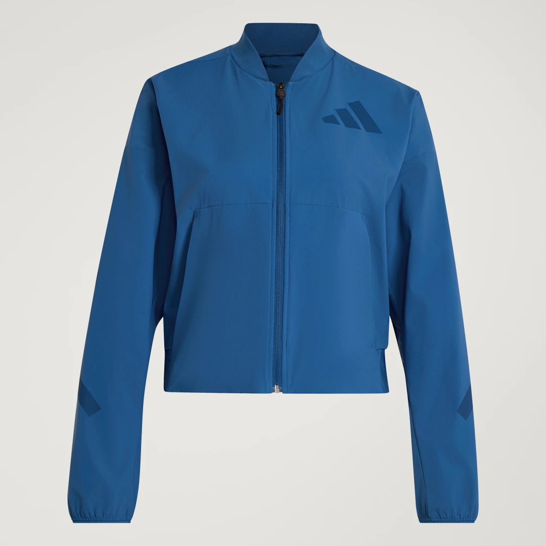 Detalle 2 de Chaqueta bomber de tejido técnico Adidas Z.N.E. en azul