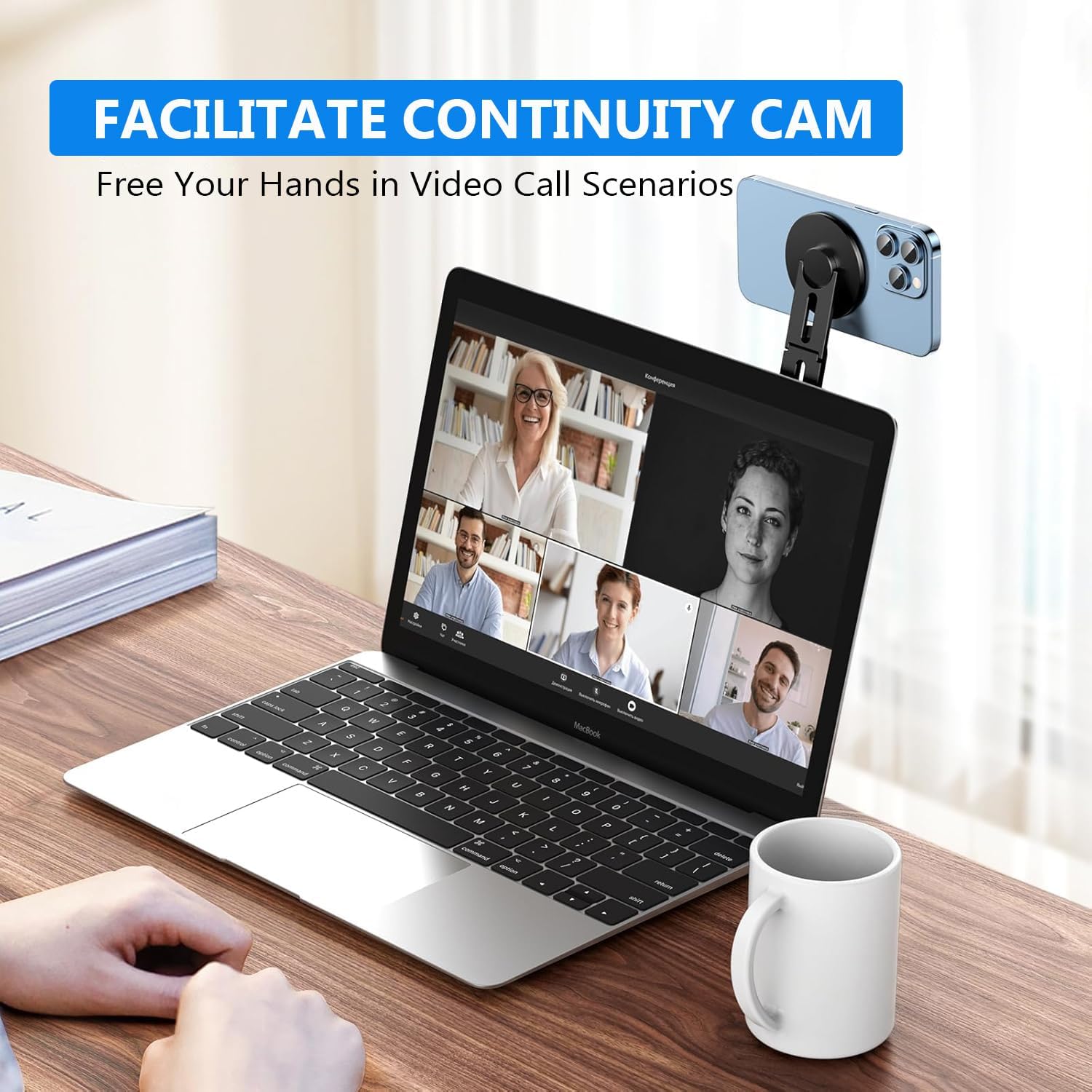 Thumbnail 2 de MAGDIGITEH Magnetic Phone Holder for Laptop