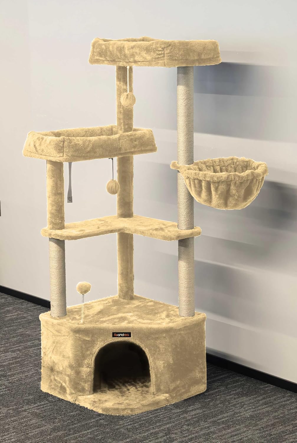 Thumbnail 6 de FEANDREA CLAWFY PCT009G01 Cat Tree Tower with Large Cave and Sisal Posts