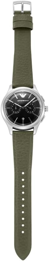 Thumbnail 6 de Emporio Armani Uhr mit Chronograph und grünem Lederband