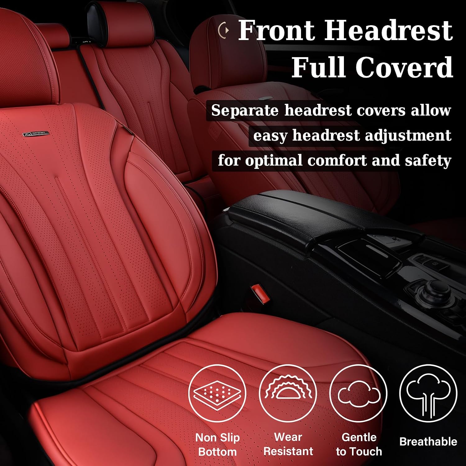Detalle de Coverado Car Seat Covers Red
