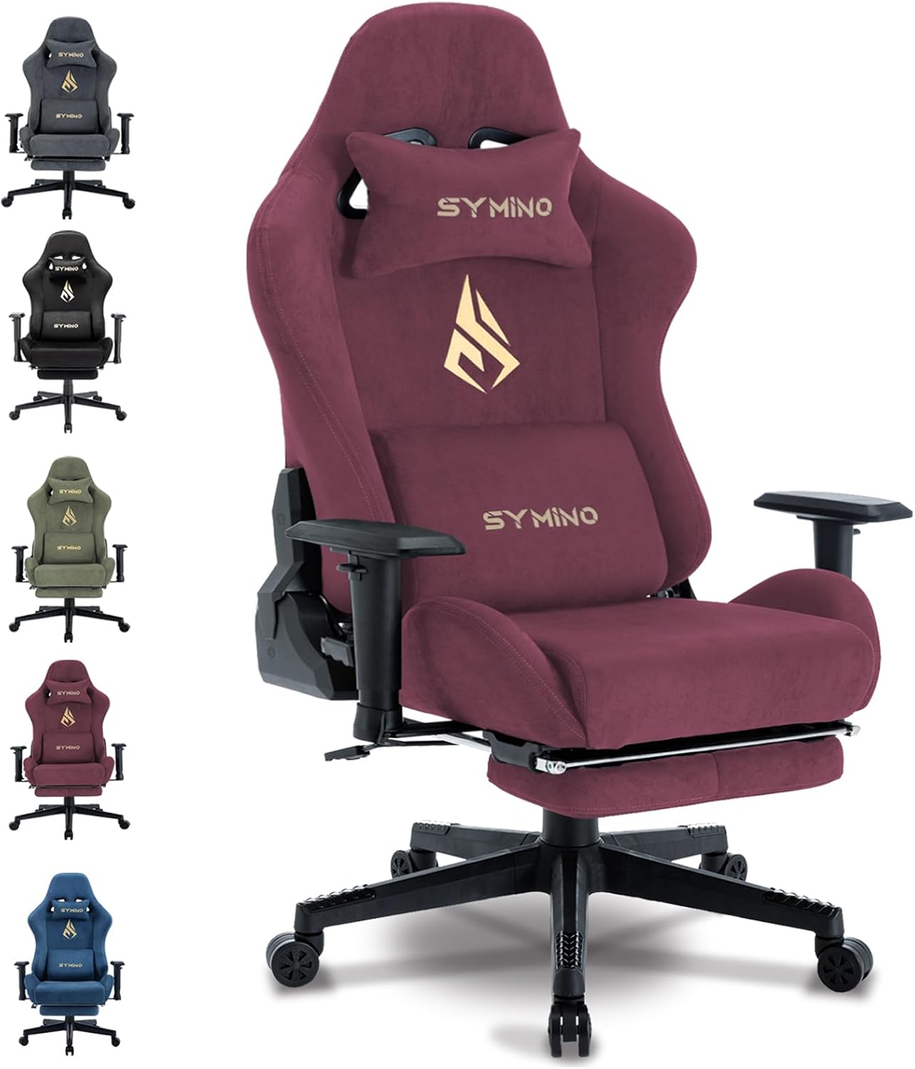 Detalle de Symino Gaming Stuhl ergonomisch 90–150°