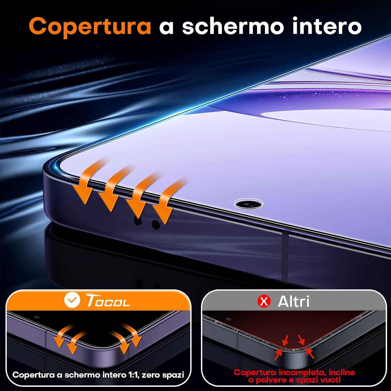 Detalle de Pellicola TOCOL 9H per Galaxy S24 Plus