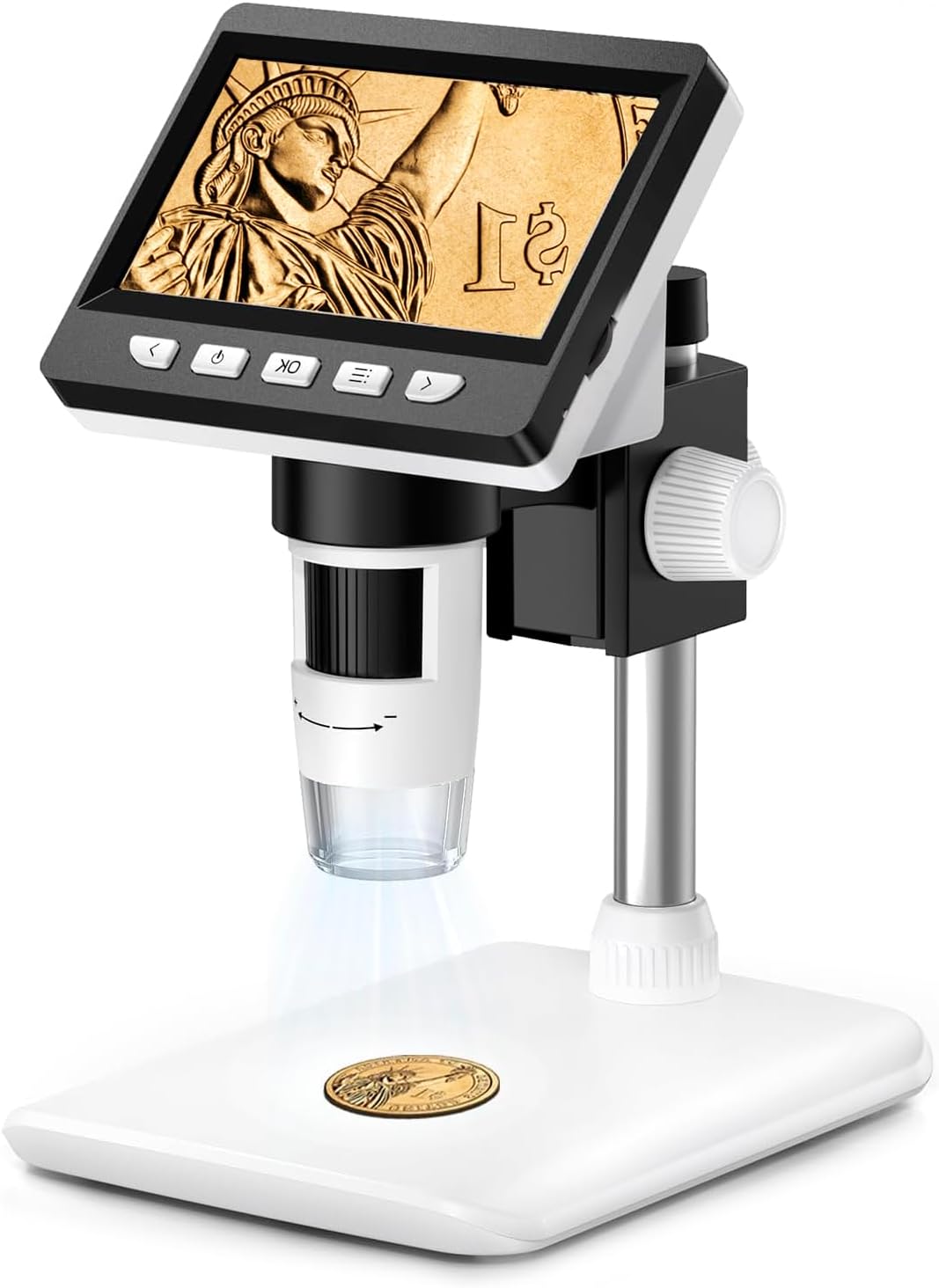Detalle de GlobalCrown Digital Microscope 50โ1000X ๐ฌ