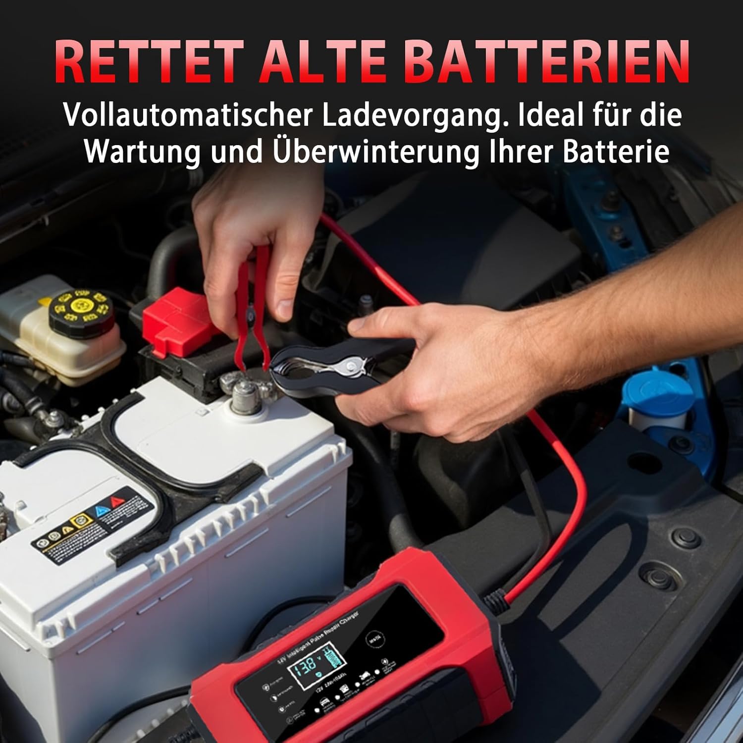 Thumbnail 6 de HAUSPROFI Autobatterie Ladegerät 6A