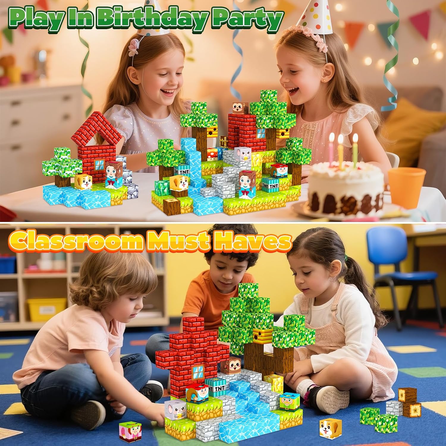 Thumbnail 4 de ORZbb 150PCS Magnetic Blocks set for kids 🧩
