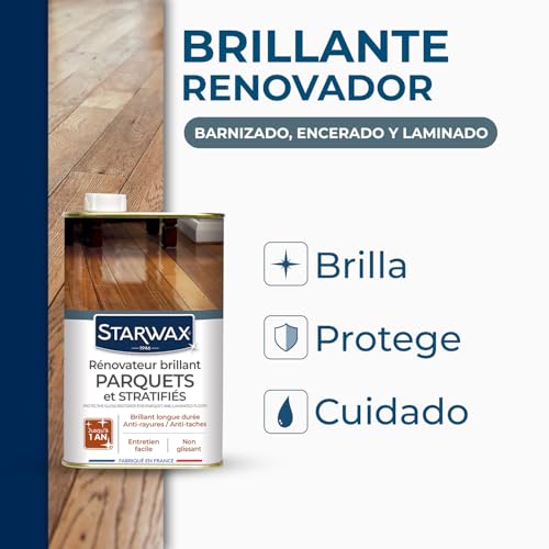 Thumbnail 1 de STARWAX Renovador Brillante Protector para Parquets y Suelos Laminados (1 L)