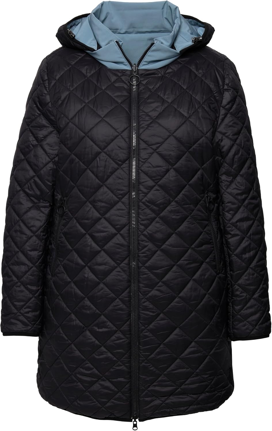 Detalle 2 de Ulla Popken Hyprar Wende-steppjacke Reflektor, veste réversible à capuche amovible - lot de 1
