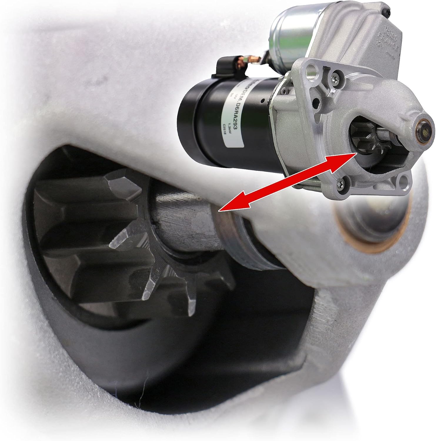 Thumbnail 1 de Valeo 438183 motorino d’avviamento 12 V da 1,3 kW con 9/10 denti