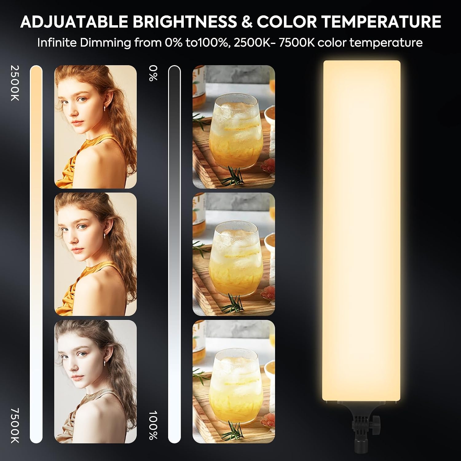 Thumbnail 3 de SEDGEWIN 2 Pack Full Screen LED Video Light 2500–7500K 🎥