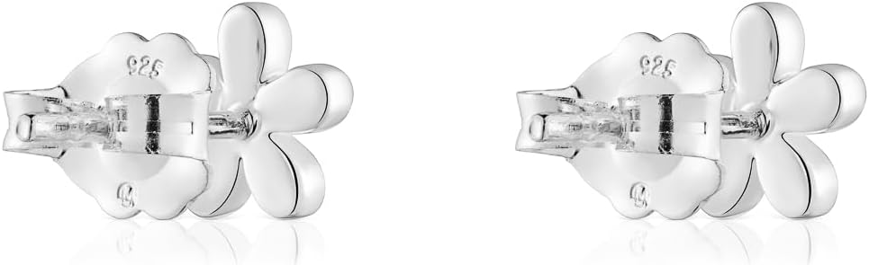 Thumbnail 2 de TOUS pendientes de plata de primera ley con motivo flor de la colección Motivos