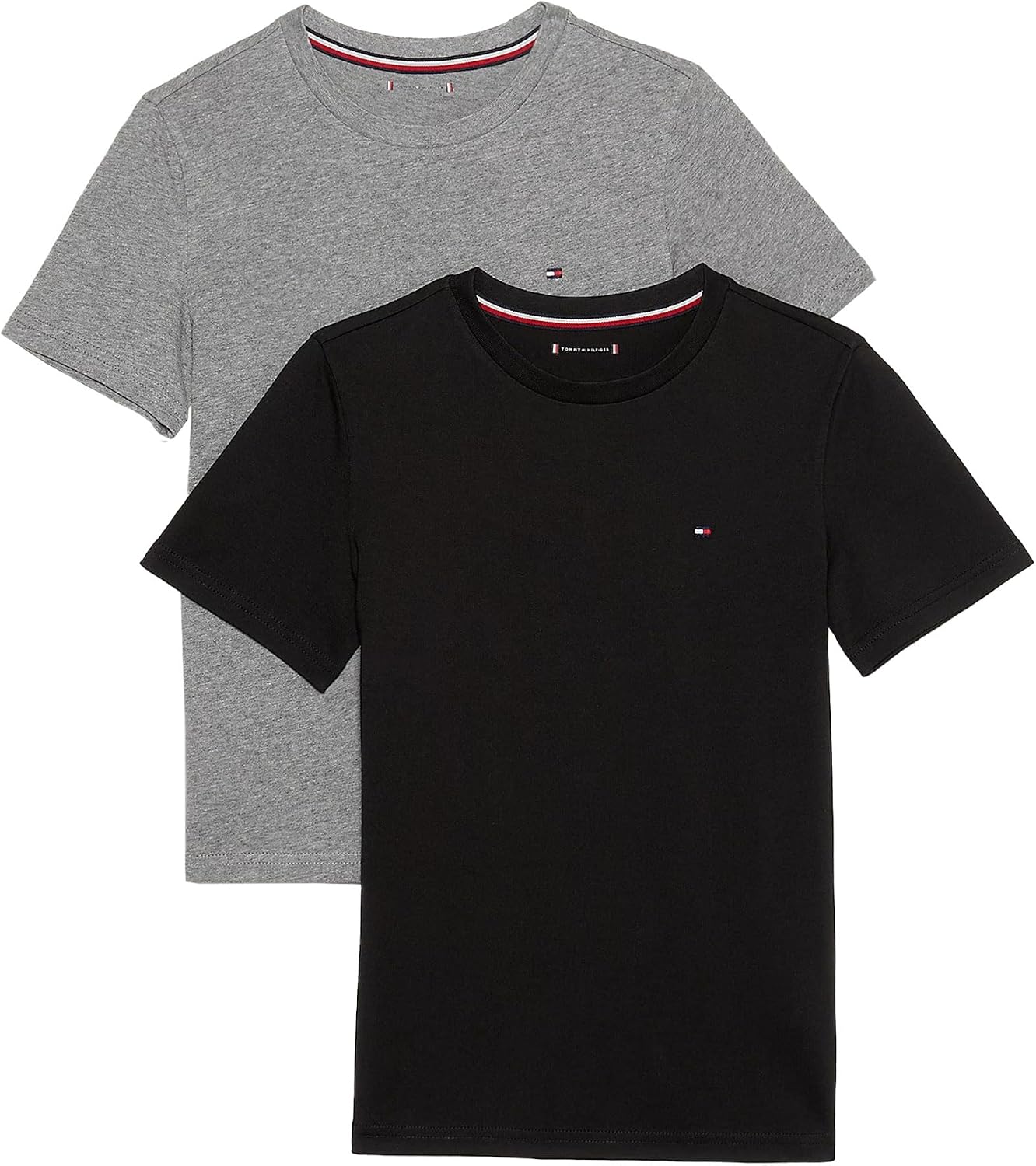 Thumbnail 6 de Tommy Hilfiger Jungen 2er Pack T-Shirts Kurzarm Rundhalsausschnitt – Desert Sky/White, 12–14 Jahre