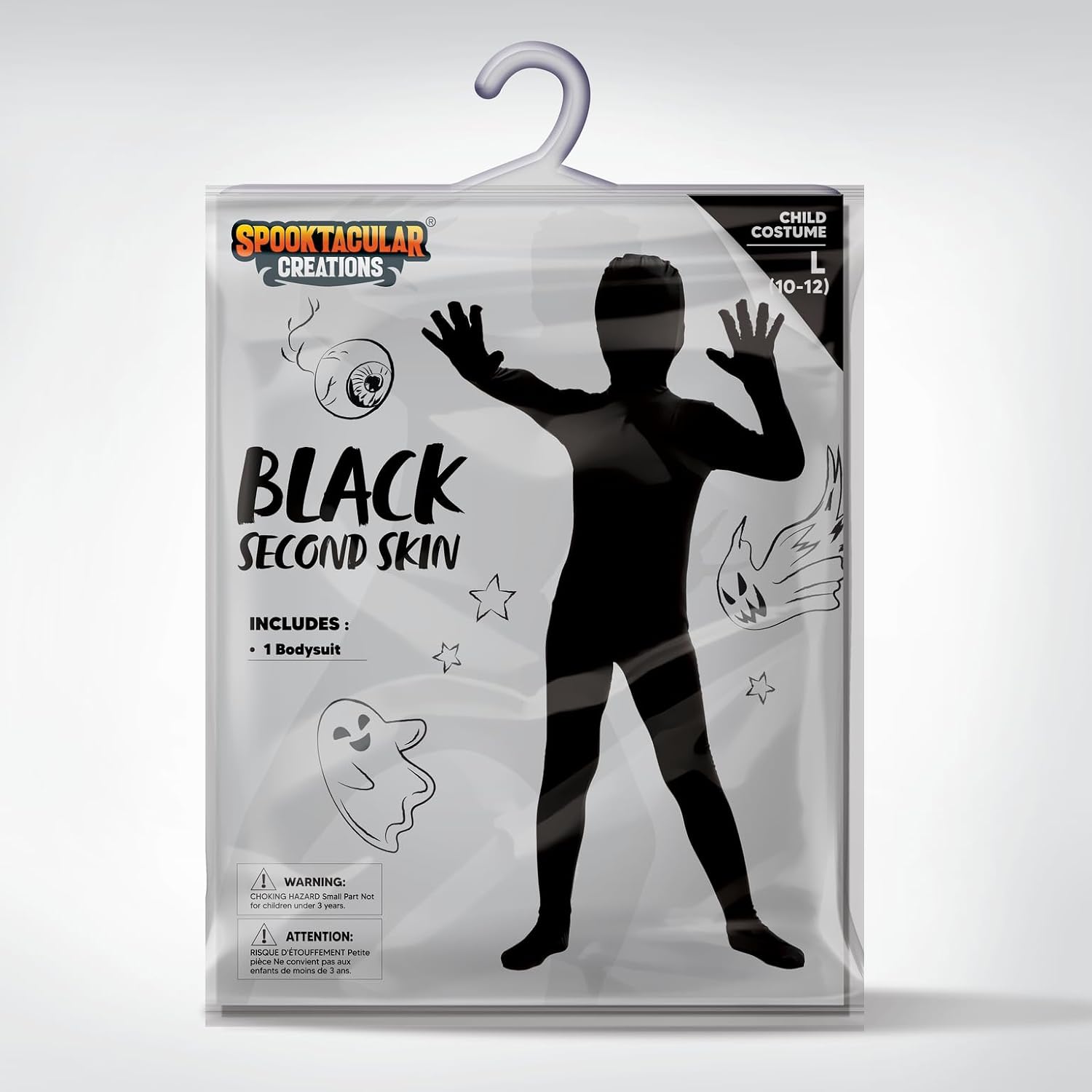 Thumbnail 6 de Spooktacular Creations Boy Shadow Costume, Kids’ Stretchy Halloween Bodysuit