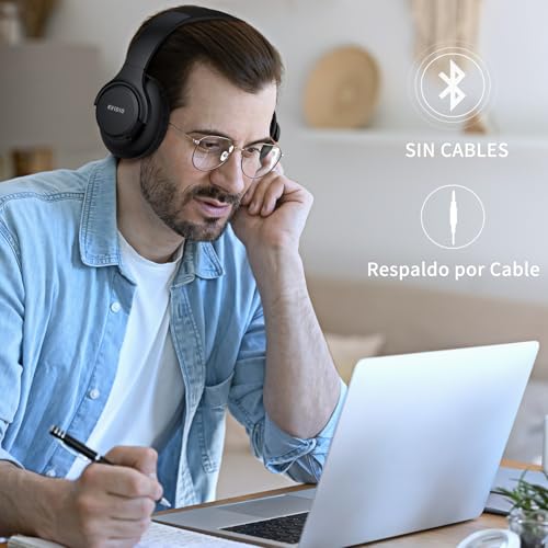 Detalle 2 de KVIDIO Supraaurales Bluetooth 65 horas