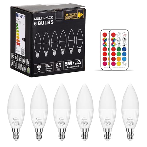 Thumbnail 6 de Ampoules LED E14 RGB 5 W, lot de 6 ⚡