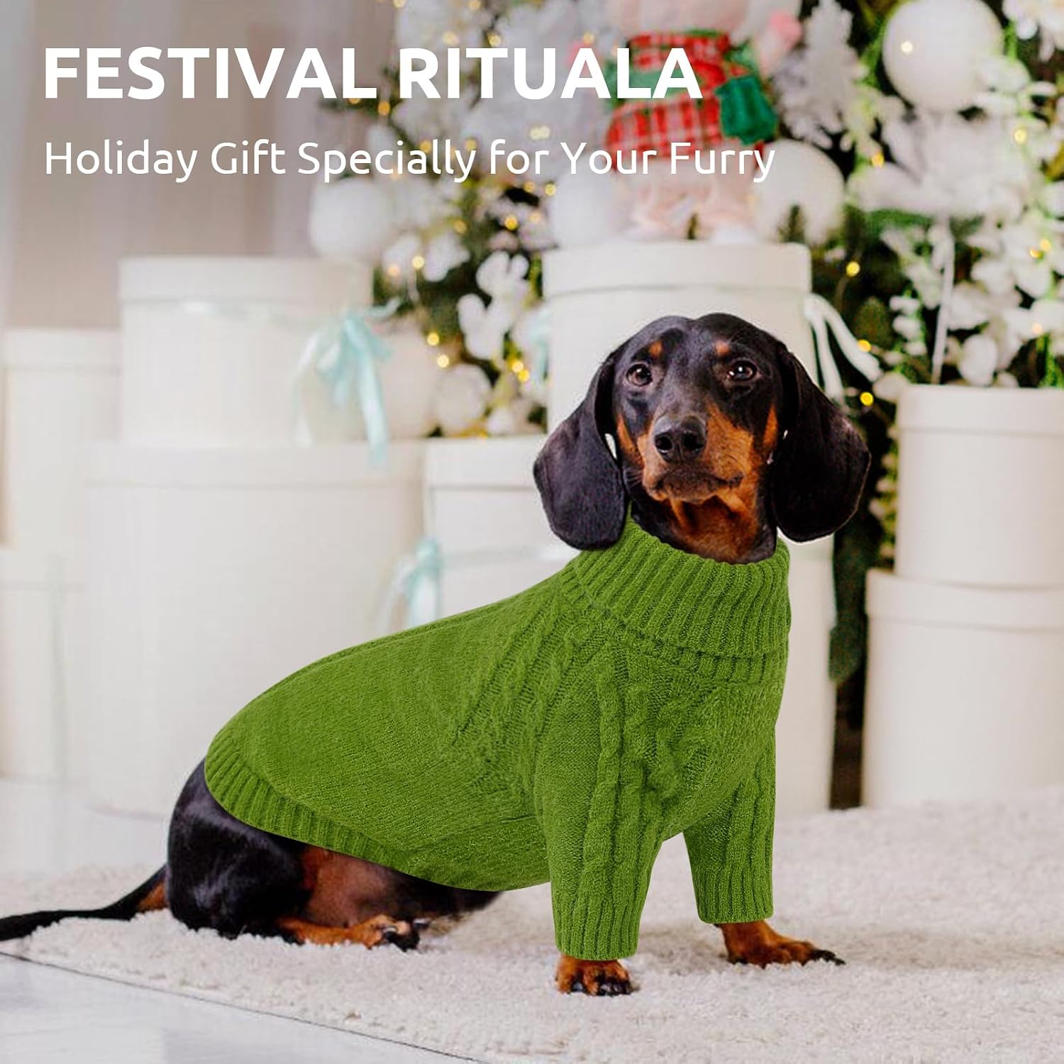 Detalle 1 de Queenmore Puppy Jumper Dog Sweater XS