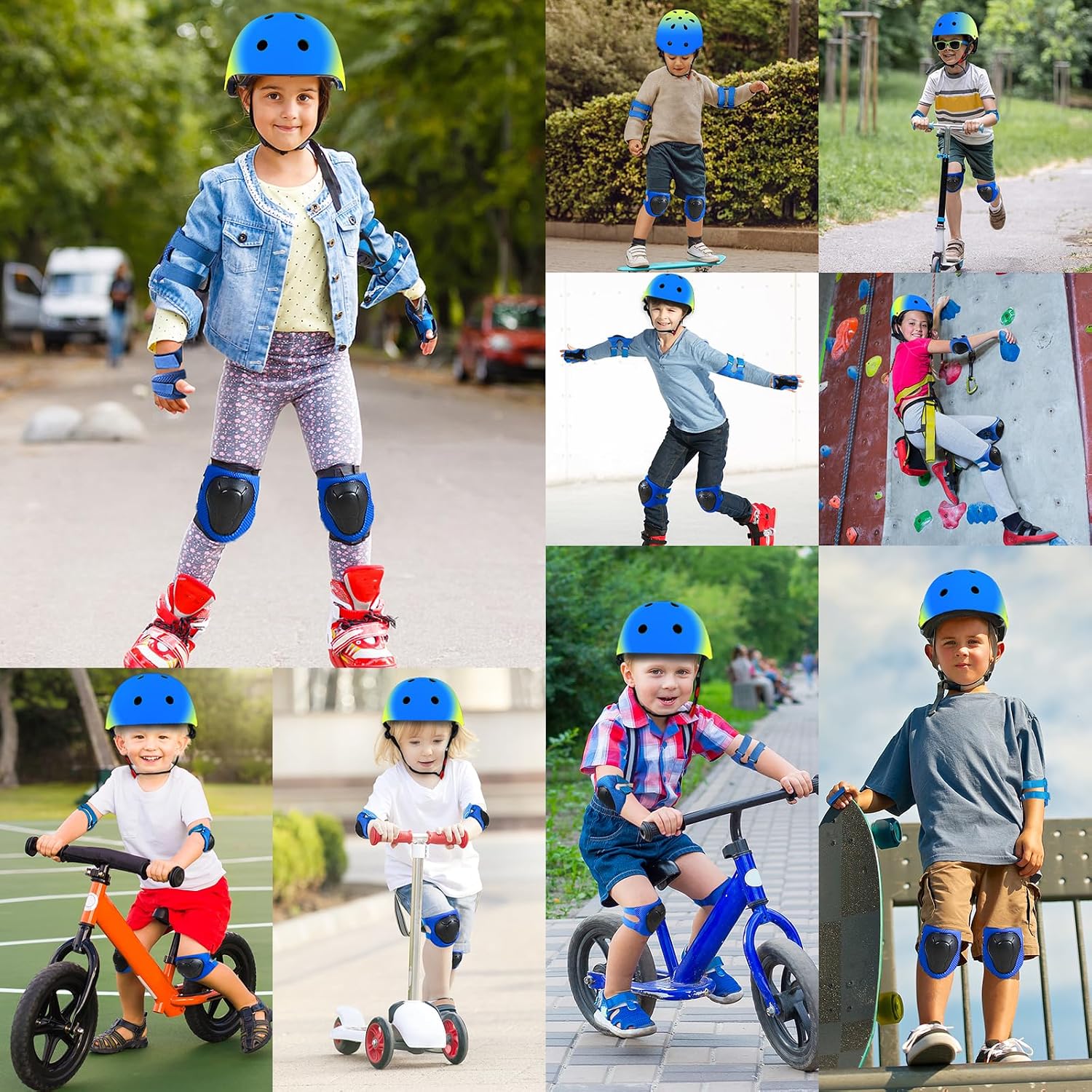 Thumbnail 6 de ArgoHome MD-710-S-Blue Kids’ Bike Helmet Set with Pads, CPSC Certified