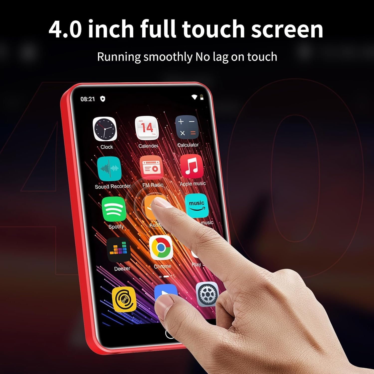 Thumbnail 6 de ZAQE M505 Pro 16GB Android MP3 Player with 4-Inch Touchscreen and Wi-Fi