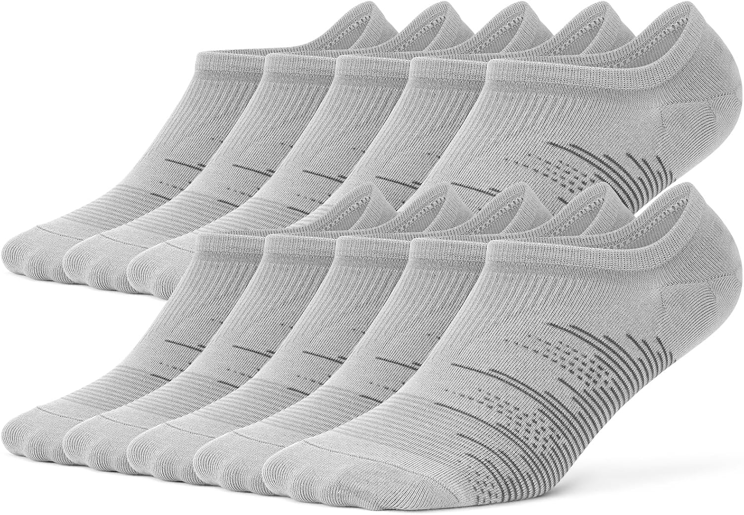 Detalle de Wernies No-Show Socks, 10-Pair Pack