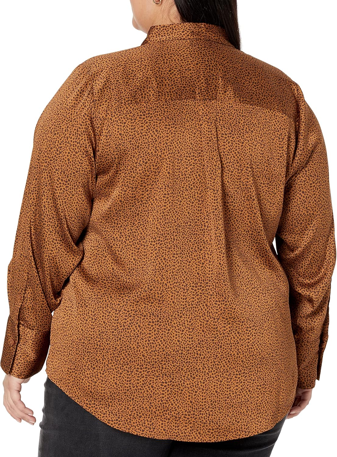 Thumbnail 6 de Amazon Essentials Women’s Regular-Fit Satin Button Down Blouse (Plus Size available)