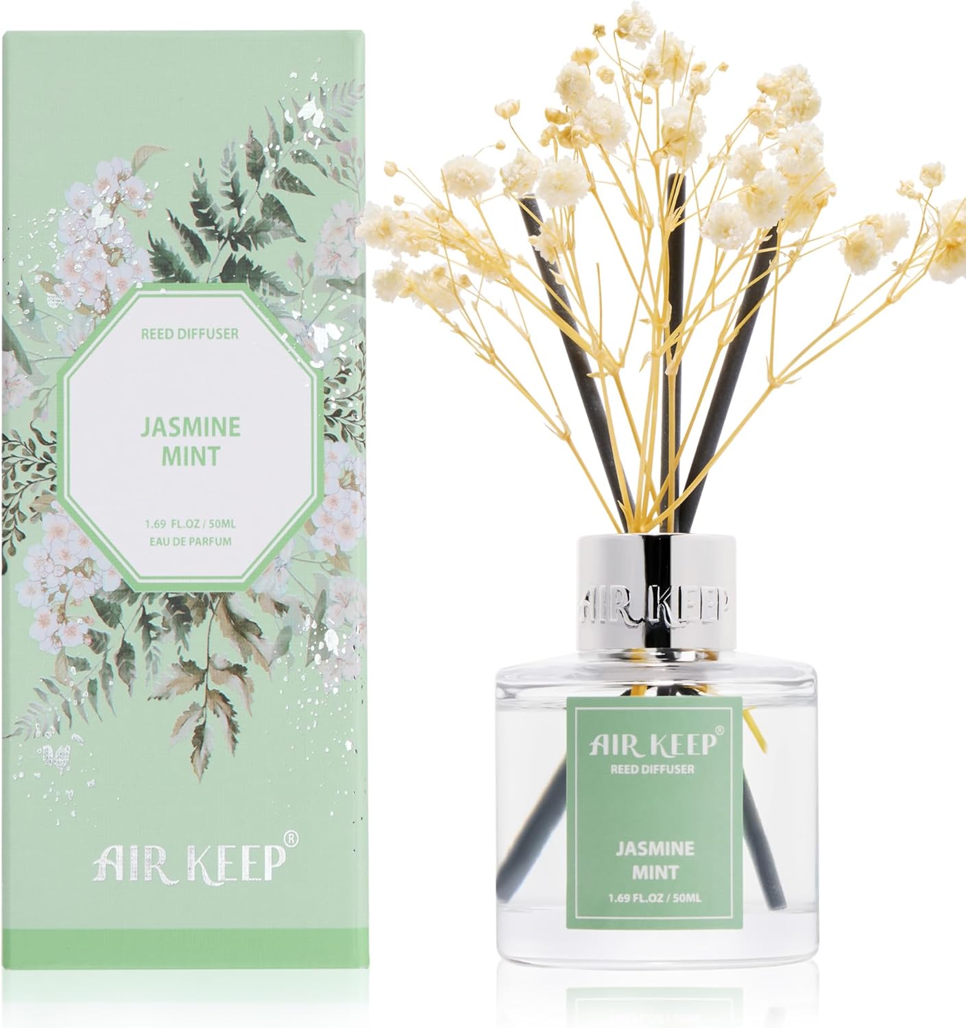 Thumbnail 6 de Airkeep Lime Basil Raumduft 100 ml mit 8 Duftstäbchen – langanhaltende Frische & stilvolle Deko