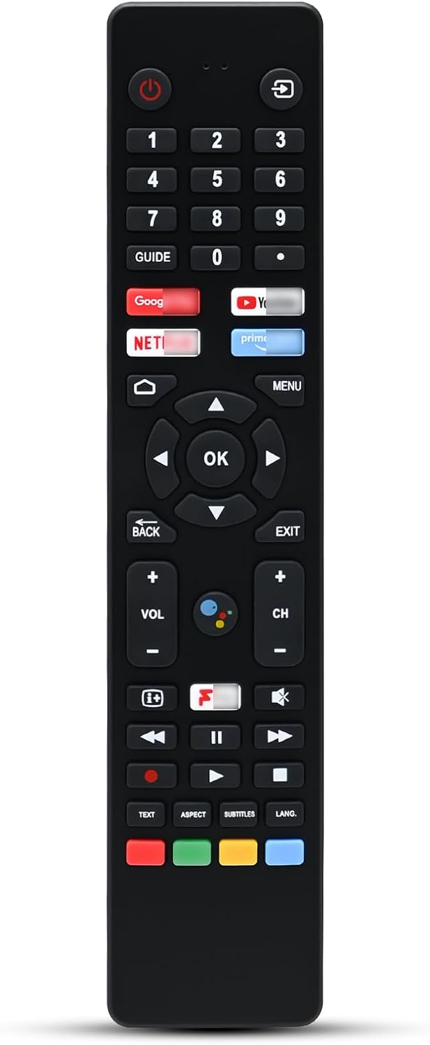 Detalle de RM-C3250 Replacement JVC Remote for Smart 4K UHD TVs with Netflix, YouTube, Prime Video & Google Play (No Voice)