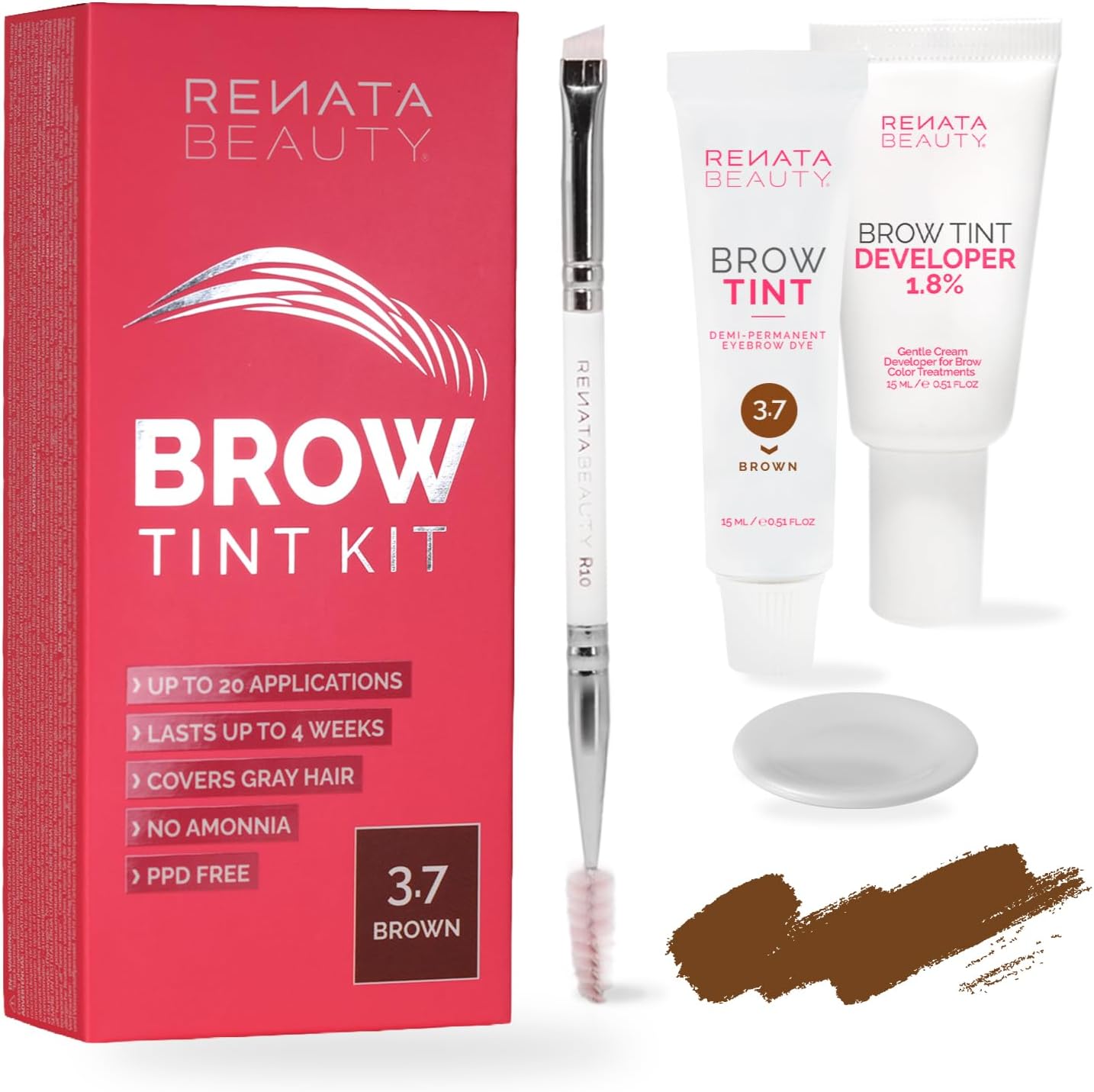Detalle de RB RENATA BEAUTY Kit de Tinte de Cejas 30 aplicaciones 🎀