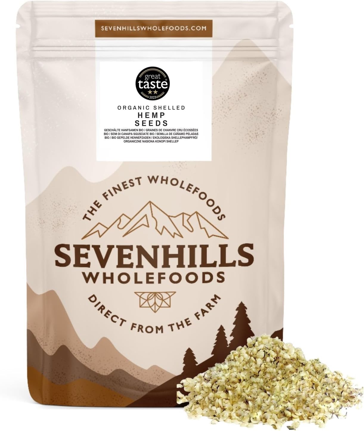 Thumbnail 6 de Sevenhills Wholefoods Graines de Chanvre Cru Décortiquées Bio 1,8 kg