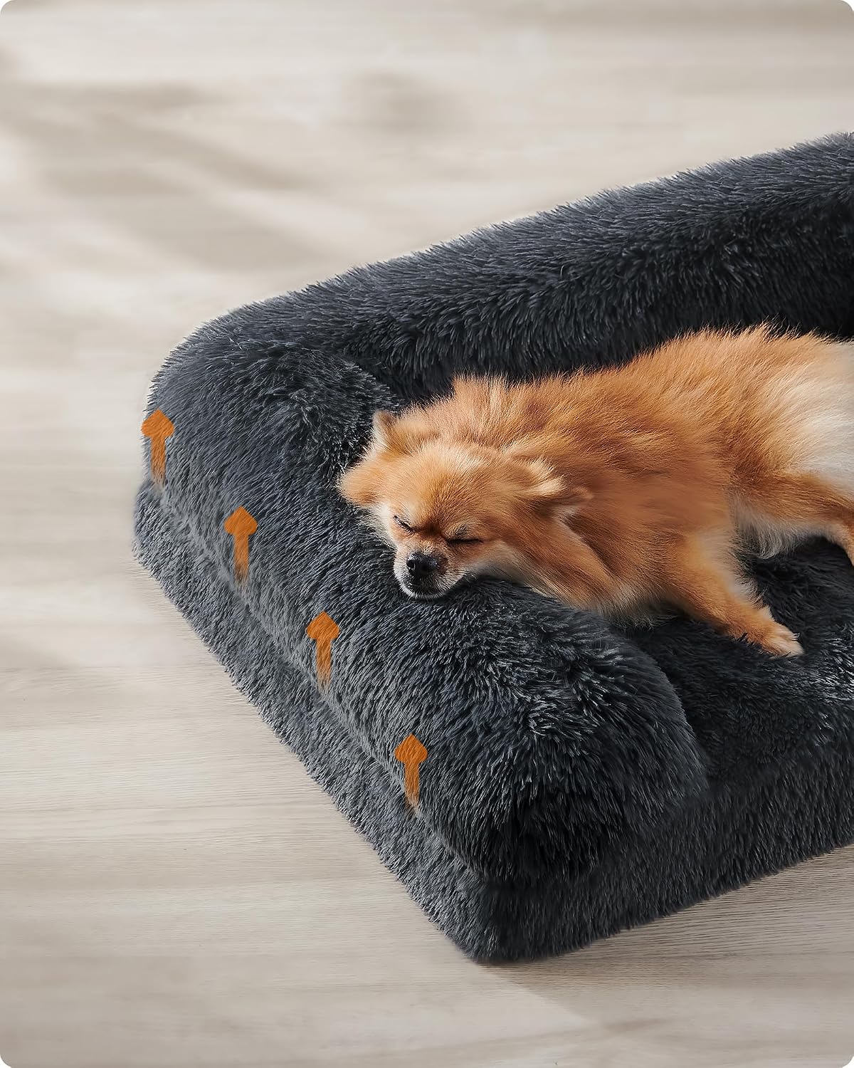 Detalle de FEANDREA PGW231G01 Orthopaedic Dog Bed with Egg-Crate Foam and Removable Cover