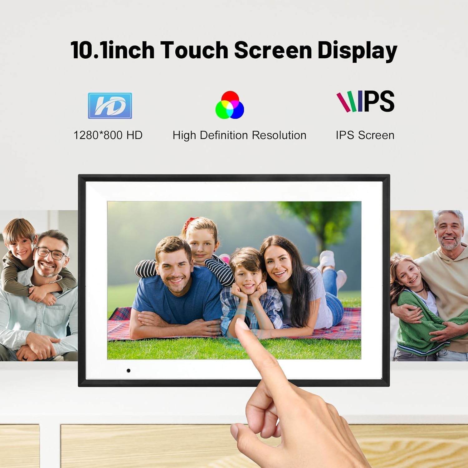 Thumbnail 1 de 10.1-inch 32 GB Digital Photo Frame