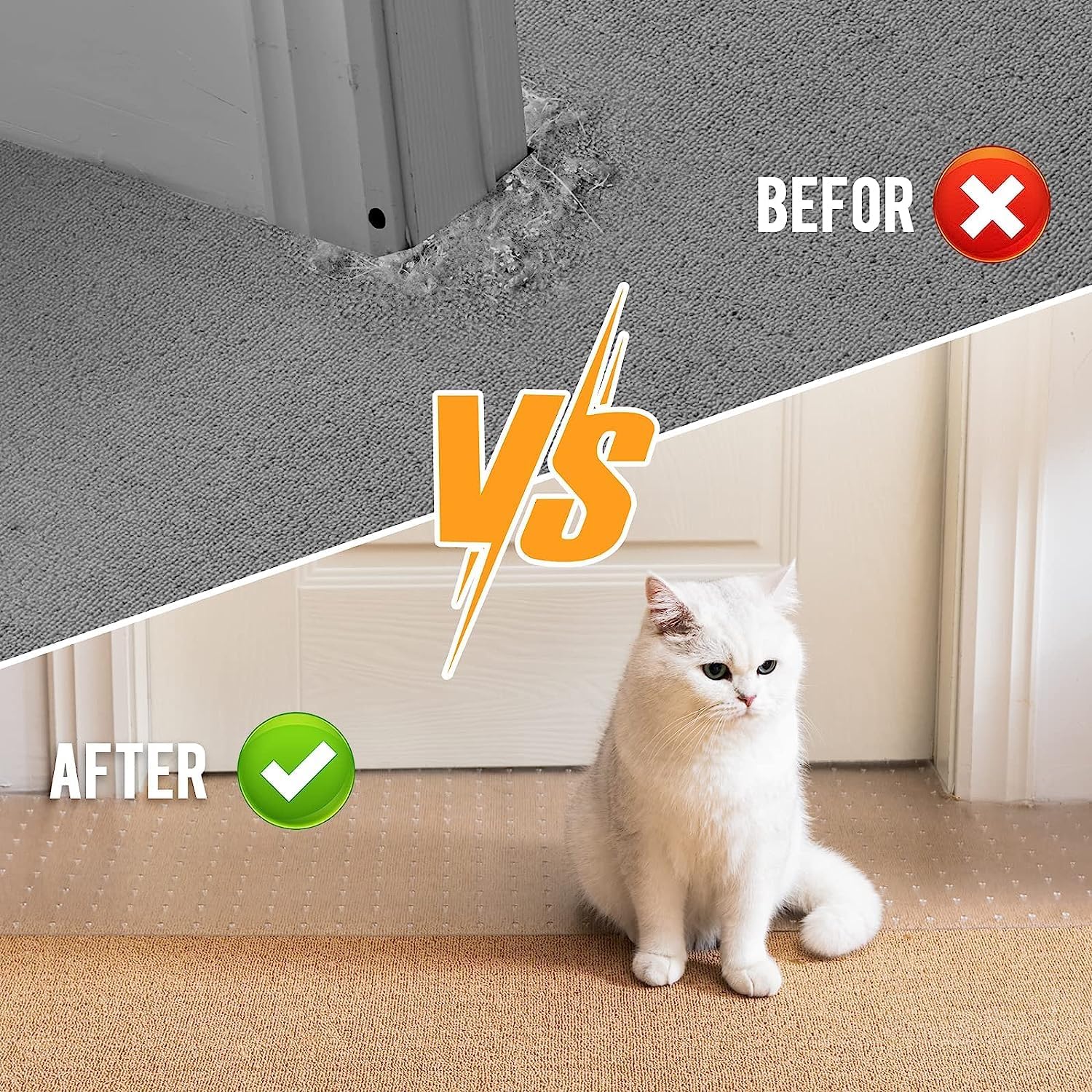 Thumbnail 1 de Uross 110CM Carpet Protector for Pets 🐾