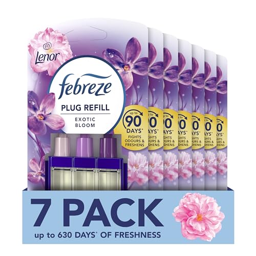 Detalle de Febreze 3Volution Plug-In Air Freshener Refill Exotic Bloom 7x20ML