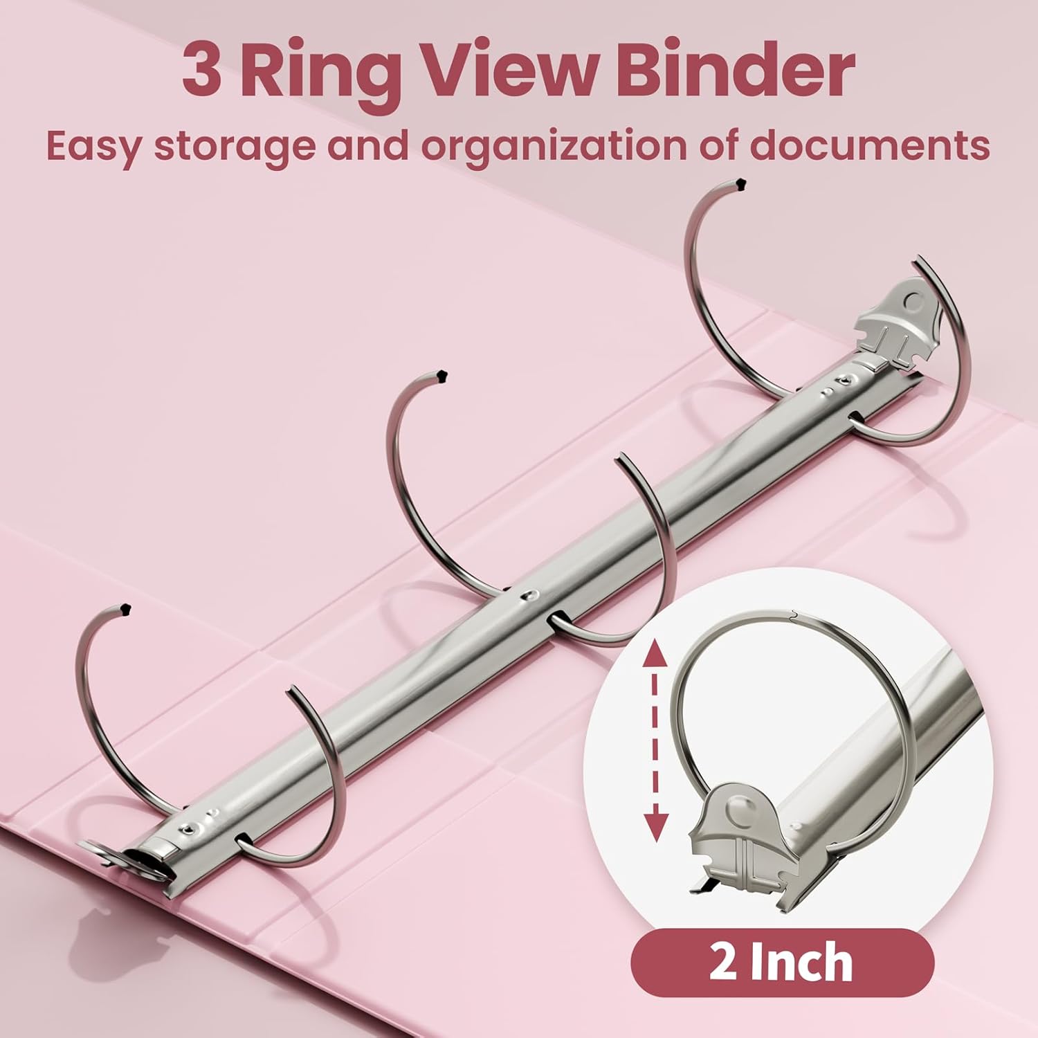 Detalle de SUNEE 3-Ring Binder, 2-Inch