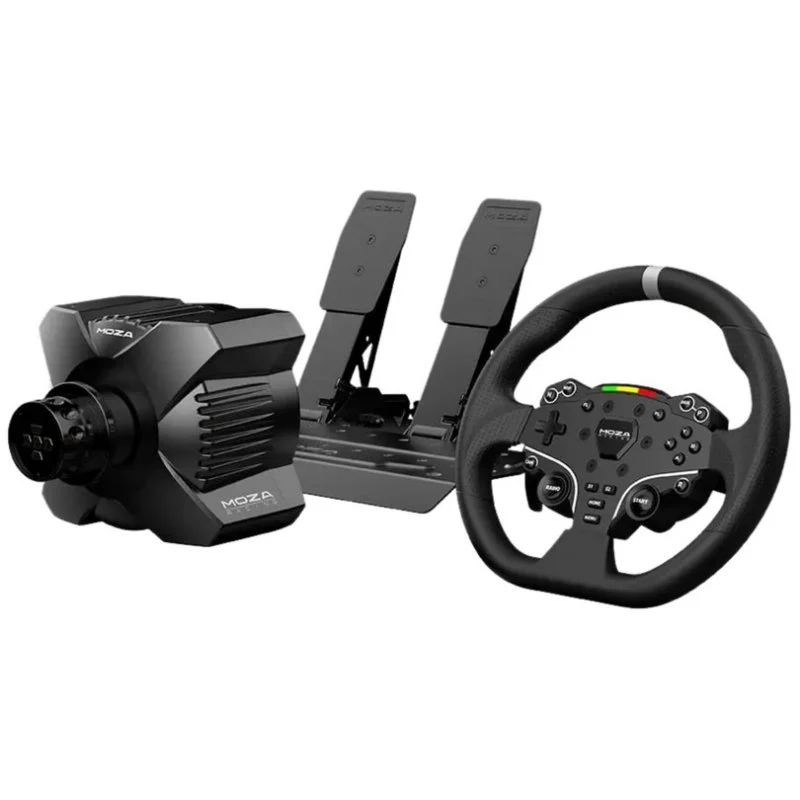 Detalle 2 de Moza Racing RS074 para PC: volante y pedales con accionamiento directo