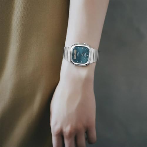 Detalle de Casio AQ-240E-3AEF Reloj analógico-digital con calendario y alarma