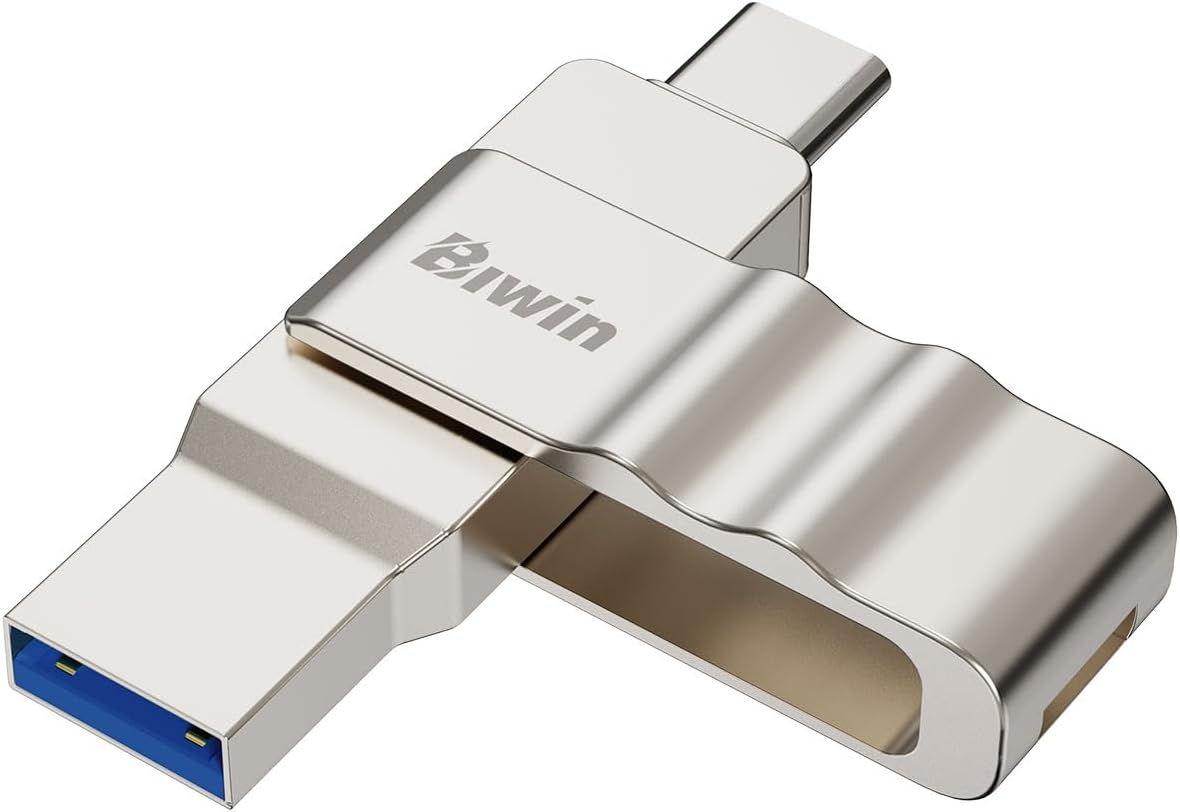 Detalle de Biwin UD150 USB-Stick 64GB – USB 3.2 Gen1 mit Dual-Anschluss (Type-A & Type-C)