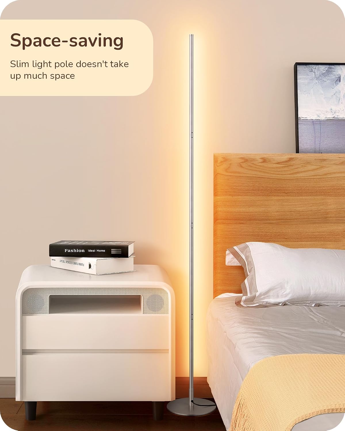 Thumbnail 2 de EDISHINE 2 Pack LED Floor Lamp 146cm