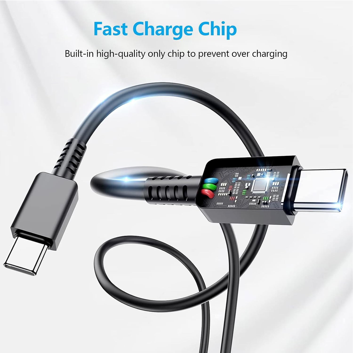 Detalle 1 de JupptElectronics EP-TA800CX USB-C-laders 25 W met kabels van 2 m, set van 2