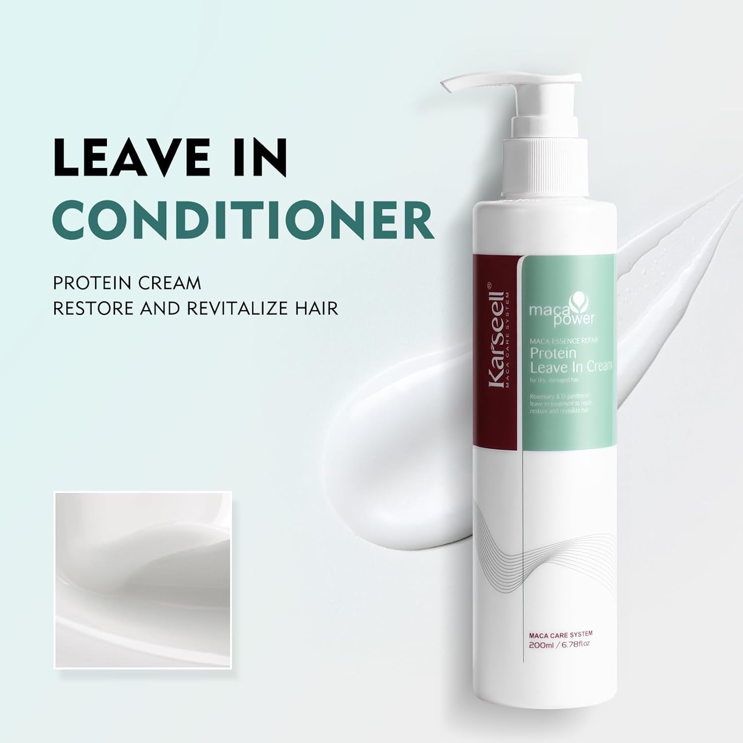 Thumbnail 1 de Karseell Leave-In Conditioner 200 ml : après-shampoing léger sans rinçage anti-frisottis et brillance