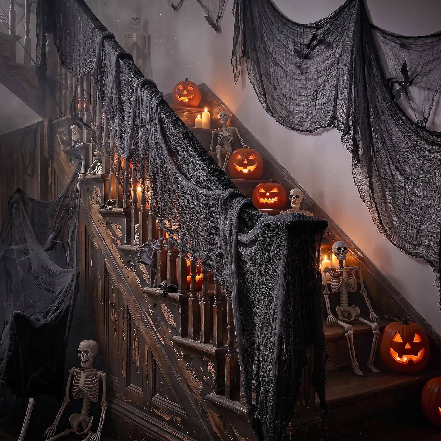 Thumbnail 4 de Tmflexe ZZW6 Creepy Cloth, 6-Pack 30 x 72-Inch Halloween Gauze