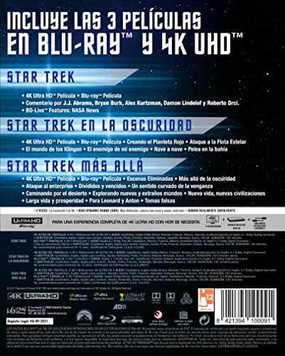 Detalle 2 de Star Trek Pack 11-13 4K UHD + Blu-ray 📀
