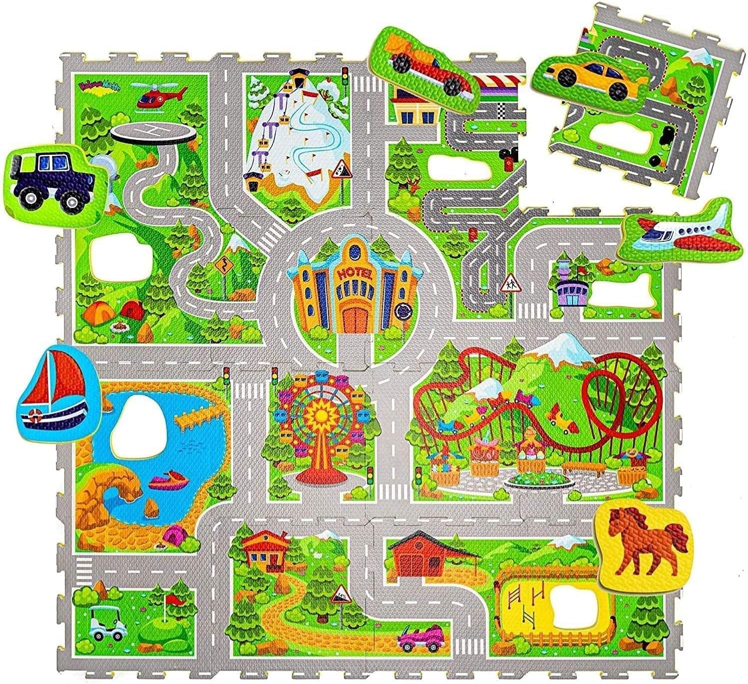 Detalle de Hakuna Matte Straße Puzzlematte 1,2x1,2 m