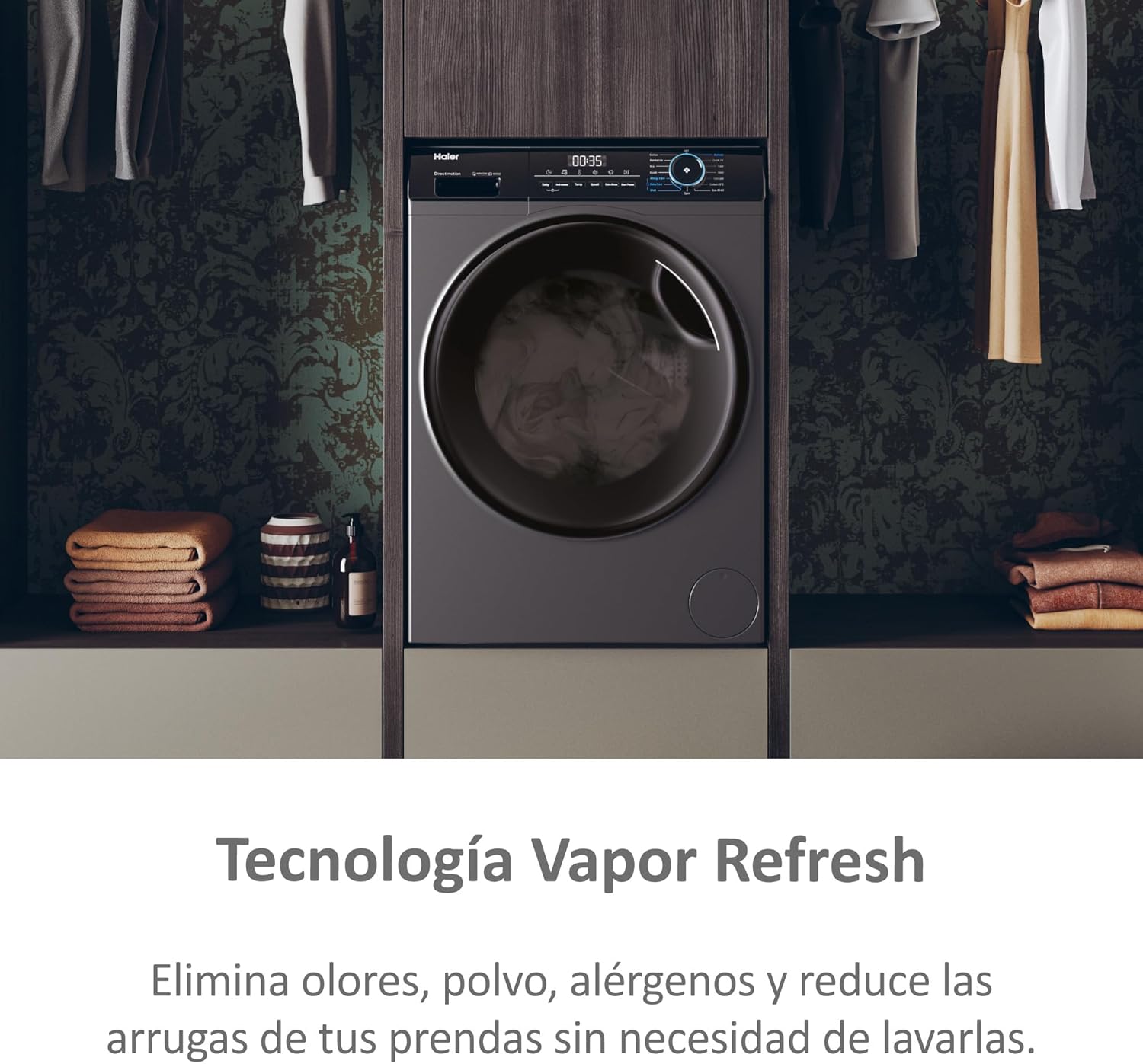 Thumbnail 4 de Haier I-Pro Series 3 HWD80B14939S8-IB lavadora secadora 8/5 kg con vapor