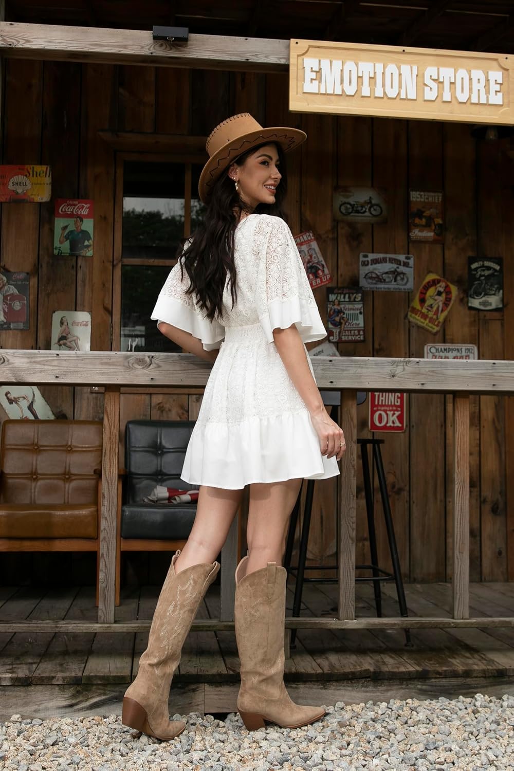 Thumbnail 4 de iiimmu Knee High Cowgirl Boots