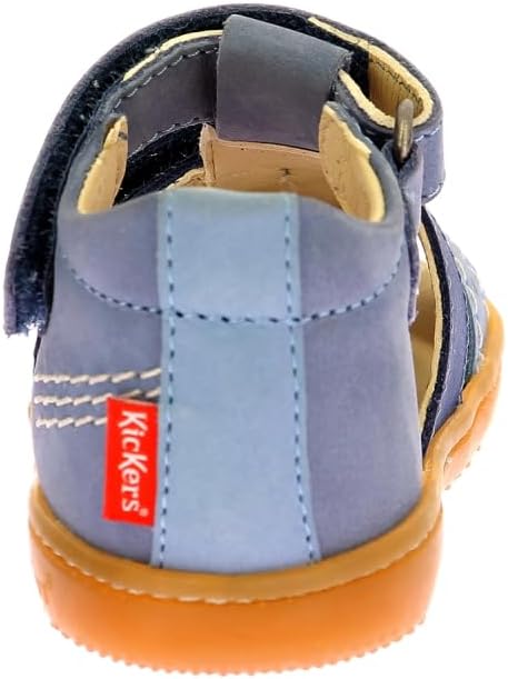 Detalle de Kickers Bazar : sandales confort garçon, semelle EVA et dessus doublé textile/synthétique