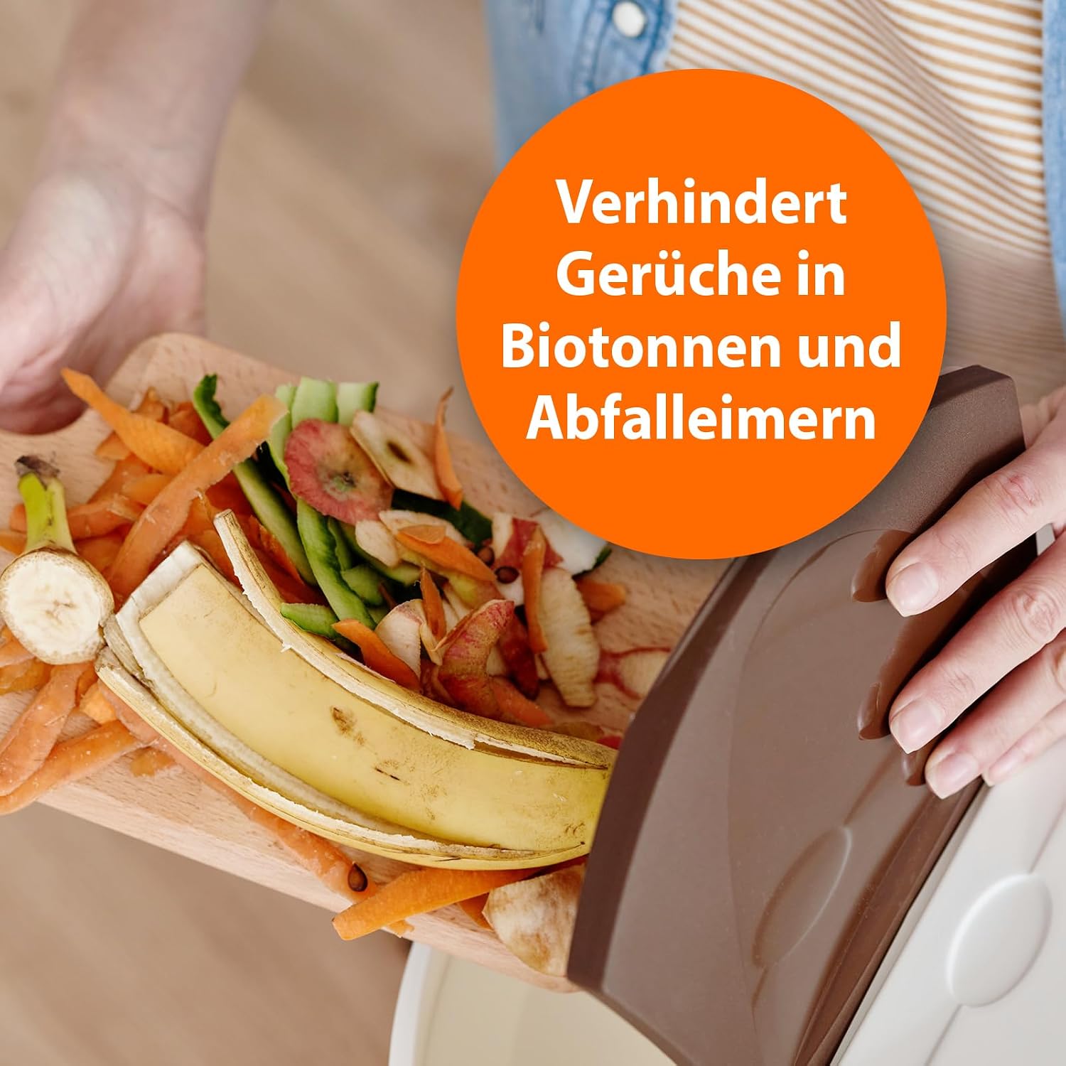 Detalle de ARDAP Biotonnenpulver 500 g – Gegen Maden, Gerüche und Ungeziefer in Bioabfällen