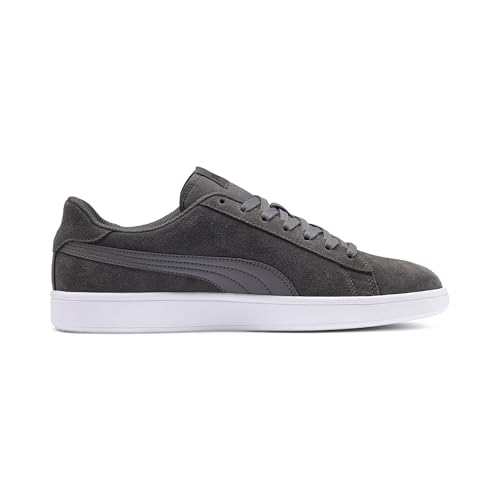 Detalle de PUMA Mixte Smash V2 Baskets - Castlerock Puma Noir / Puma Blanc, taille 39